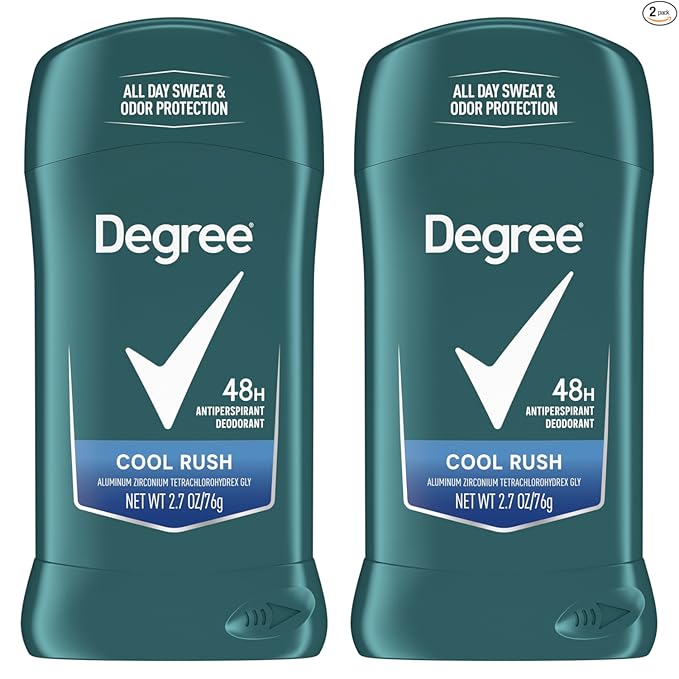 Degree Men Cool Rush Antiperspirant Deodorant - 48-Hour Sweat Block Twin Pack