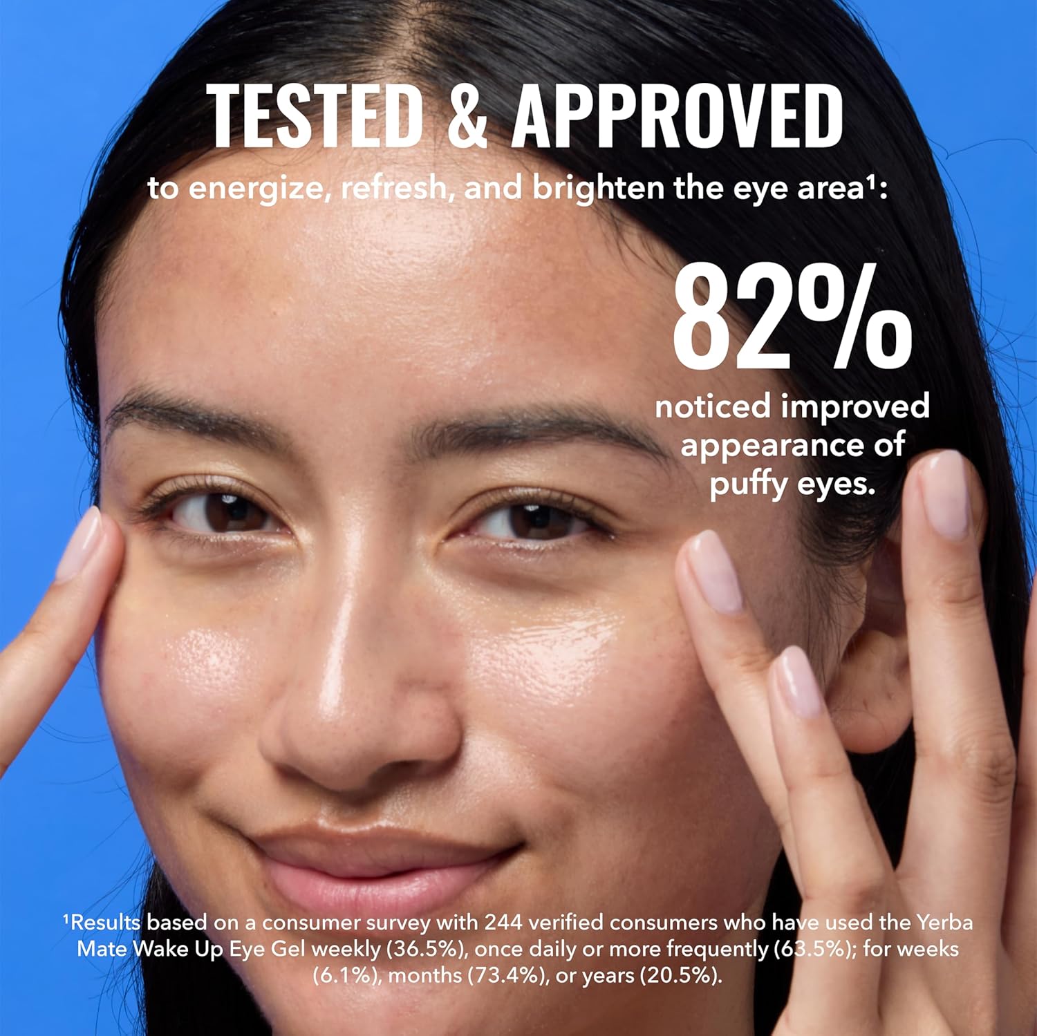 Good Molecules Wake Up Eye Gel - Hydrating Under-Eye Cream with Yerba Mate & Caffeine for Dark Circles