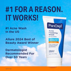 PanOxyl 10% Benzoyl Peroxide Acne Wash - Maximum Strength Daily Cleanser for Clear Skin