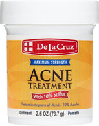 De La Cruz 10% Sulfur Ointment - Cystic Acne Treatment for Face & Body