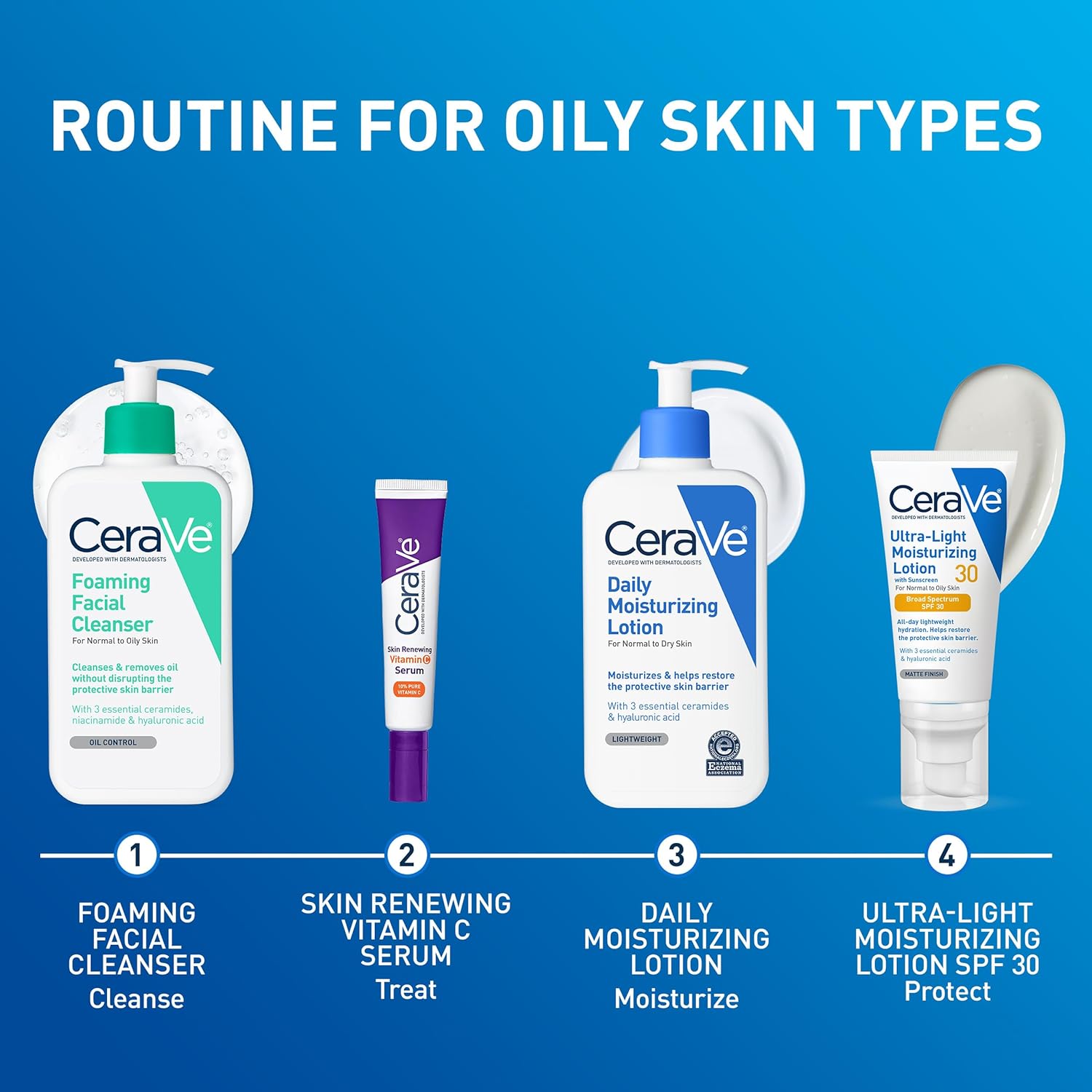 CeraVe Daily Moisturizing Lotion for Dry Skin - With Hyaluronic Acid & Ceramides, Fragrance-Free, 19 oz